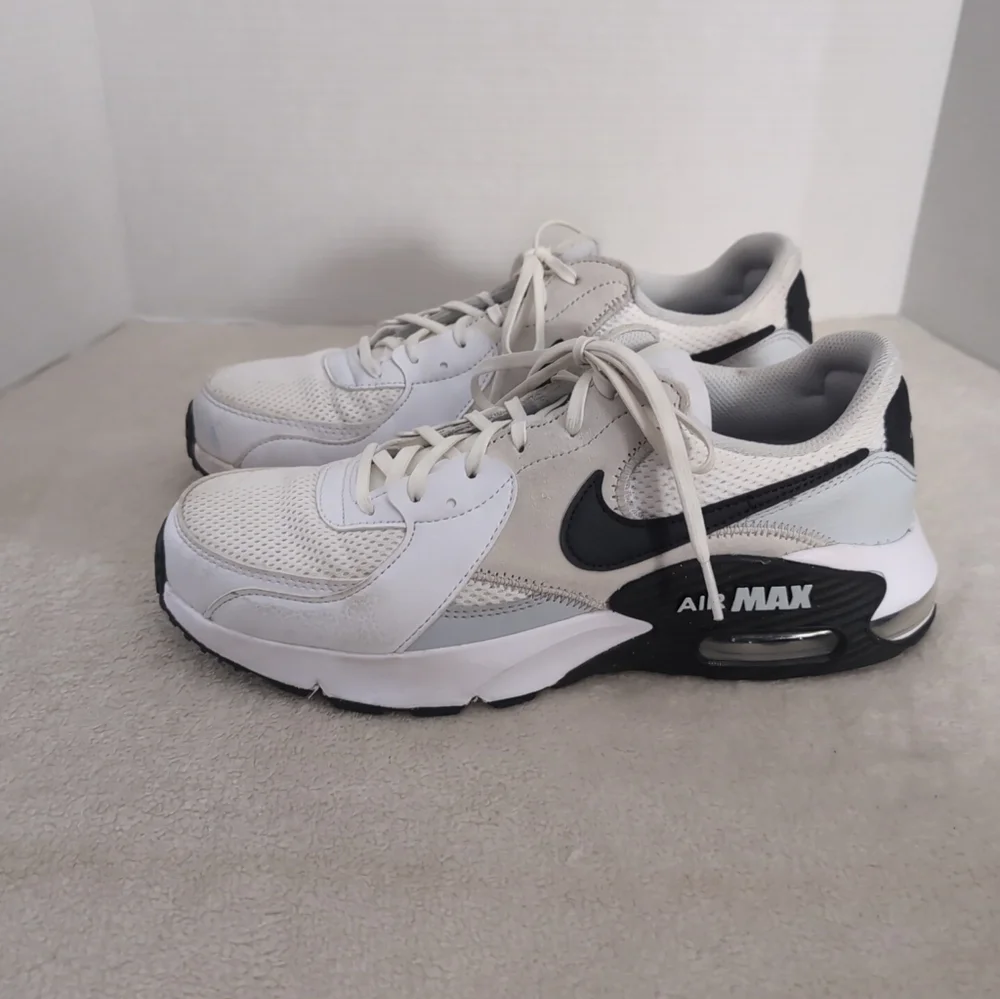 Nike Air Max Excee Size 9 "White/Black" FN7304-100 Men's Shoes Sneakers - Picture 1 of 7